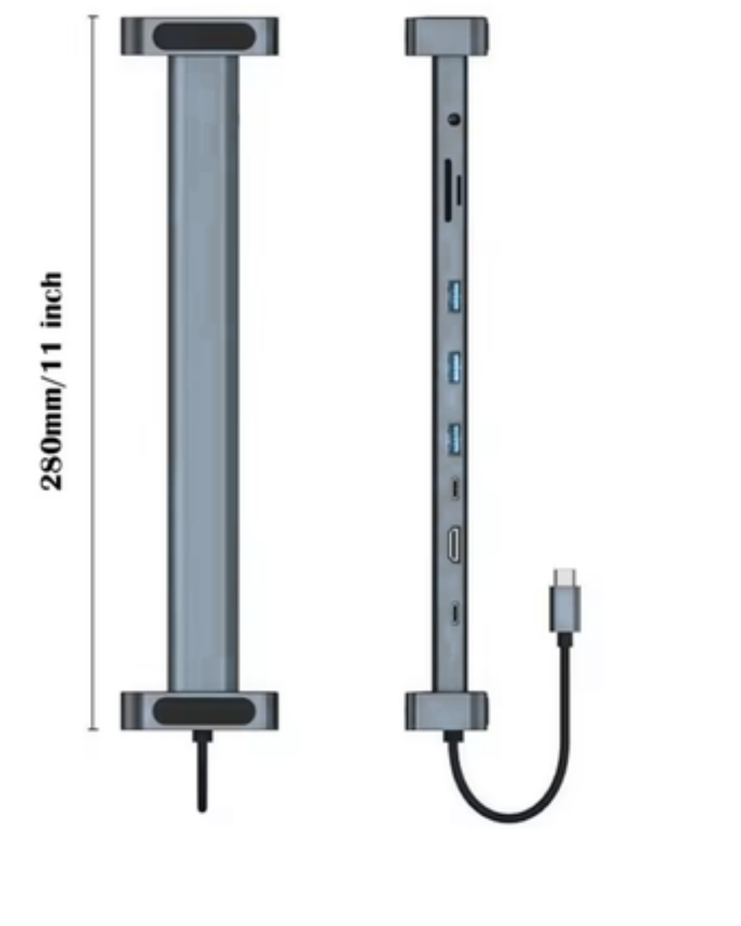 Base Conecta — Soporte y Hub 10 en 1 para Laptop